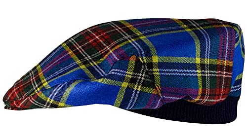Casquette plate élastique fini les maux de tête avec le tartan Macbeth unique