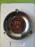cenicero fc barcelona de coleccionista Genérico Cenicero bodas de platino equipo futbol Barcelona 1899 1974