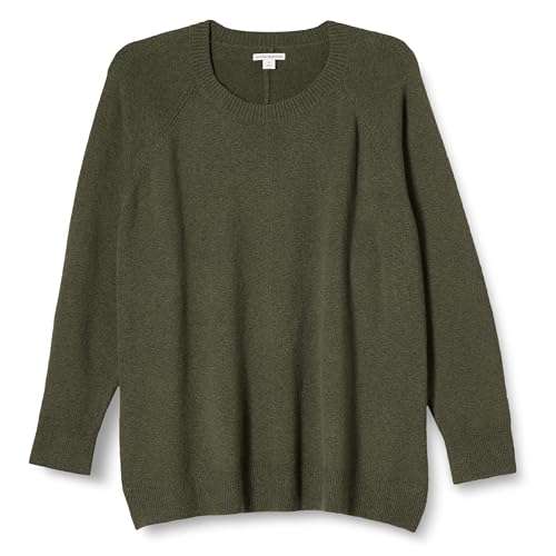 Amazon Essentials Women's Crewneck Sweater, Classic-Fit, Soft Touch, Long Sleeve,