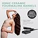 MINT Double Barrel Mermaid Hair Waver for Long Hair | Ionic Deep Waver Tool Creates Volume & Large Beach Waves | Wave Crimper Tool | Waving Iron with Adjustable Temperature