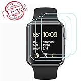 apple watch 38mm tempered glass screen protector 38mm series 3 2 1 compatible 3 pack anti scratch anti fingerprint high definition screen protector compatible apple watch 38mm