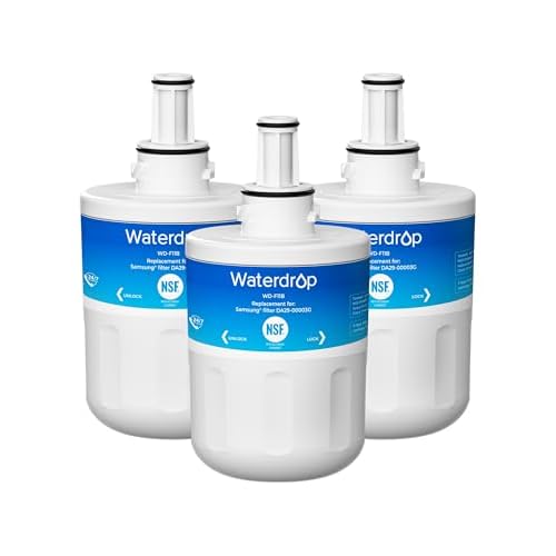 Waterdrop Replacement for Samsung DA29-00003G, DA29-00003B, DA29-00003A, Aqua-Pure Plus, HAFCU1, RFG237AARS, FMS-1, RS22HDHPNSR, RSG257AARS, WSS-1 Ref