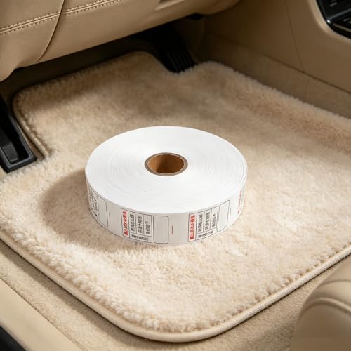 Étiquettes lavables sans texte pour tapis de sol automobile rouleau PRETYZOOM