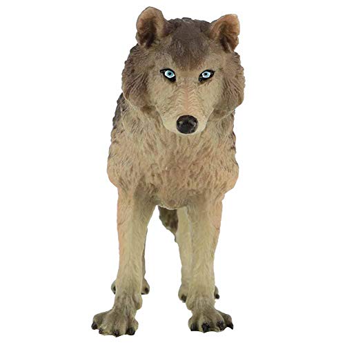 Wolf figur spielzeug, simulation wildlife tier modell spielzeug zootiere modell action wolf figuren umweltfreundlich kunststoff mini dekoration für kinder bildung collectibles – Bild 6