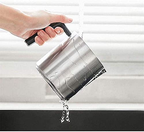 WGLL Leche Frother, Leche Eléctrica Vaporizador Acero Inoxidable, Leche Cálida Automática y Leche Frío Calentador Para… - Imagen 6