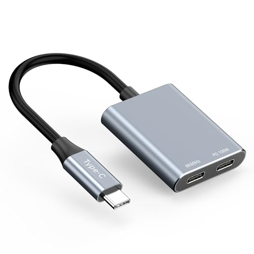 Carga rápida 100W en adaptador USB C para gafas AR y transmisión visual UHD 8K
