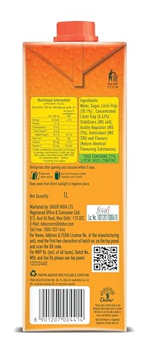 Real Fruit Power Litchi, 1L