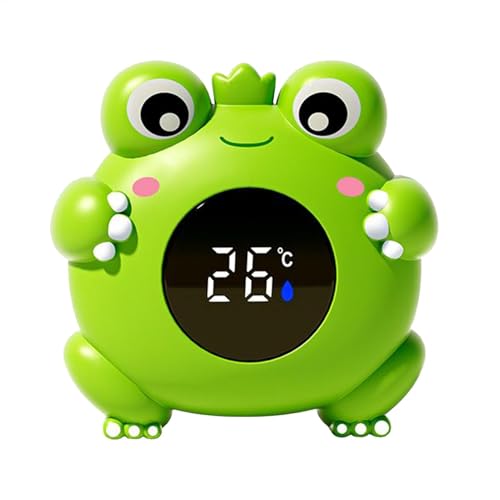 Monitor de temperatura de baño para bebés, medidor de temperatura de baño de bebé, medidor digital de agua de ducha, medición, pantalla LED, juguete de seguridad flotante para un baño seguro y