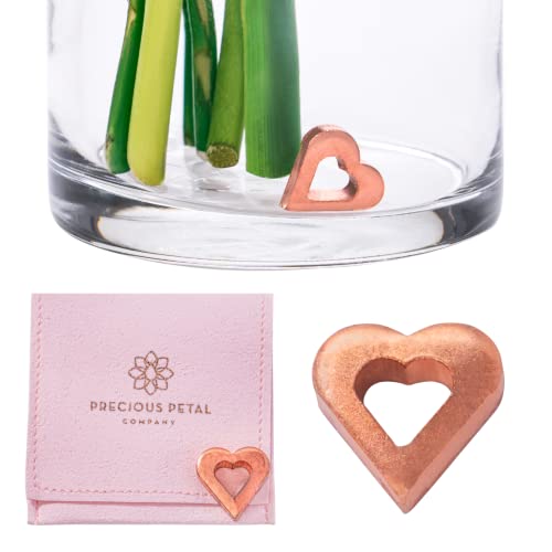 Precious Petal Co. Flower Food Alternative for Fresh Cut Flowers. Copper Charm Keeps Flower Water...