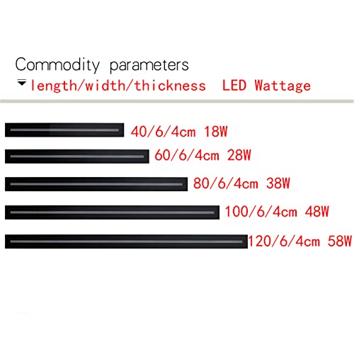 Iluminación de pared decorativa interior con lámpara LED regulable moderna 5