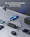 charmast Portable Charger with Built in Cables, Power Bank with Cords Wires, Slim 10000mAh Travel Battery Pack 6 Outputs 3 Inputs 3A Fast Charging for Samsung Google Pixel LG Moto iPhone iPad