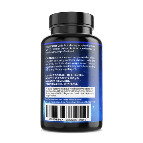 Night Time Fat Burner - Fast-Acting Weight Loss, Appetite Suppressant, Metabolism Booster And Sleep Support - Carb Blocker And Belly Fat Reducer - Green Coffee Bean, Ashwagandha & More - 60 Capsules #TOP2