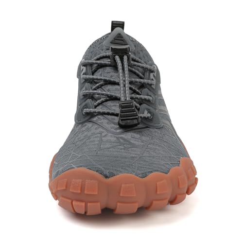Image of UBFEN Water Shoes for Men Women Quick Dry Swim Aqua Socks | Lightweight Barefoot-style Fit, Rubber Sole, Hiking, Fishing, Kayaking, Beach, Pool, Boating, Diving And Water-to-land Wear