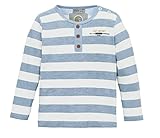 praktisches Namensetikett first instinct by killtec Jungen Fis 2 Mns Shrt Langarmshirt, Hell Denim, 98-104 EU