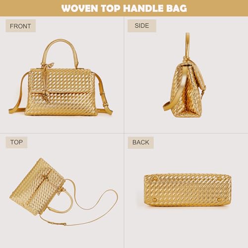 Bolso bandolera tejido para mujer miniatura 5