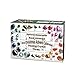 Zhaoying - Calendario dell'Avvento con cristalli curativi, per bambini con collezione roccia, ghiaia lucida, calendario per Natale e giardino, decorazione per la casa, confezione regalo a sorpresa