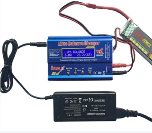 80W 6A RC Hobby Battery Balance Charger Discharger Compatible with LiPo Li-ion Li-Fe LiHV NiMH NiCd Batteries — view 7
