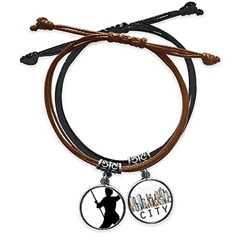 Bracelet Shaolin Kung-fu résistant en cuir Sidi pour remplacer les bijoux fragiles