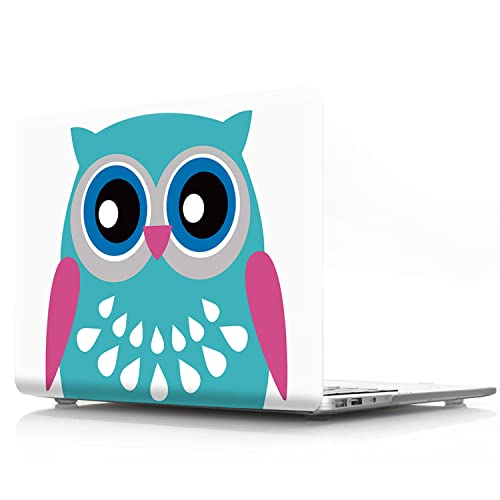 Coque MacBook Air 13 M1 rigide avec protège-clavier, motif chouette JZ Animal pour A2337 A2179