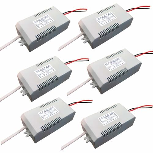 Image of TECHNOBEAM 50W BIS Certified Isolated Driver 36V-1200mA With Red & Black Wire for COB Light, Track light, Linear Lights,Pack6