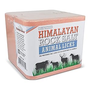 Himalayan Secrets® 11LB (5KG) Compressed Pink Himalayan Salt Lick | for Livestock and Wildlife Animals | 100% Pure & Natural Feed Salt Block | Natural Minerals and Trace Elements