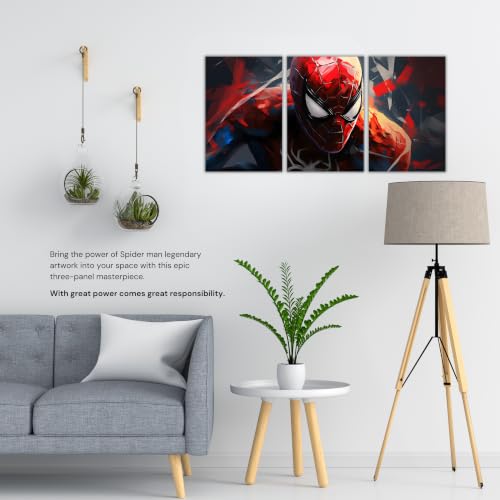 Trocshop Spider Man Split Wall Poster Set of 3 Pack of 3 - Image 4
