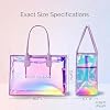 Bolso Tote de PVC para Mujer, Cartera Grande de Hombro para Playa y Piscina 8