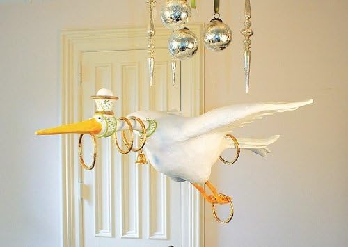 Patience Brewster 5 Golden Rings Goose Display