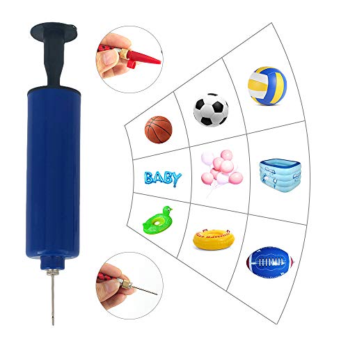 image for Generic Brands Portable, Fast-Inflatable Small Sports Ball Pump Inflat