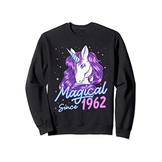 Magical 1962 Regalo de cumpleaños para mujer de 59 años Sudadera