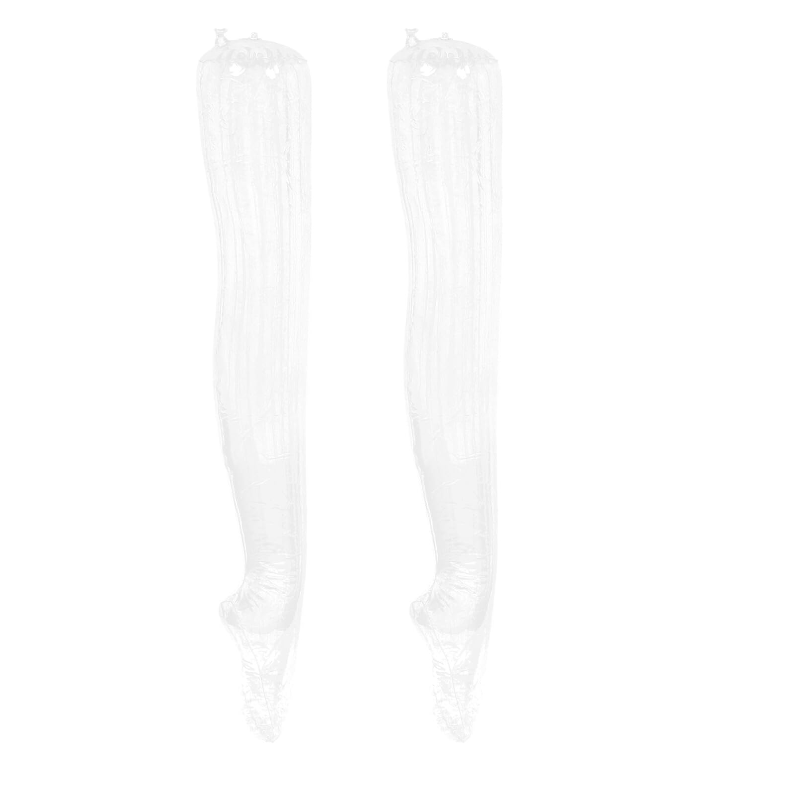 Pies de maniquí inflables transparentes y colgantes de 81 cm pack de 2 unidades