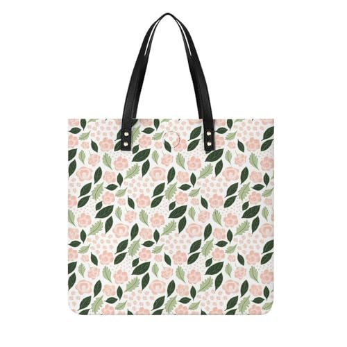 Sac de voyage fleurs roses cabas léger et pliable pour le shopping estival