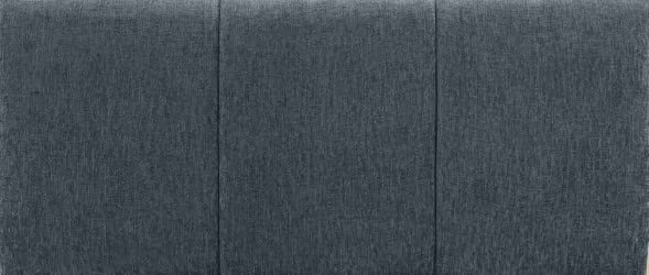 Affordable Luxury 24" Alton Headboard in Soft Chenille Fabric, for Divan Beds, Bedroom and Hotel Furniture(CHARCOAL, Super Kingsize - 6FT)