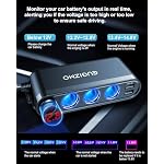 7 in 1 Cigarette Lighter Splitter, 200W Car Charger Plug Adapter - Image 3