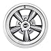 JEGS Sport Torque Wheel | 15� x 7� | 5 x 4.75� Wheel Bolt Pattern Spacing | -7 mm Offset | 3.75� Backspacing | Polished Outer Lip With Magnesium Gray Spokes | 83mm Center Bore | Includes Center Cap