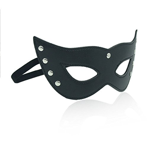 CINRA PU Leather Fetish Mask Flirt Sex Adult Games Erotic Products Bondage BDSM Sex Mask for Couples Slave Game Sexy Patch