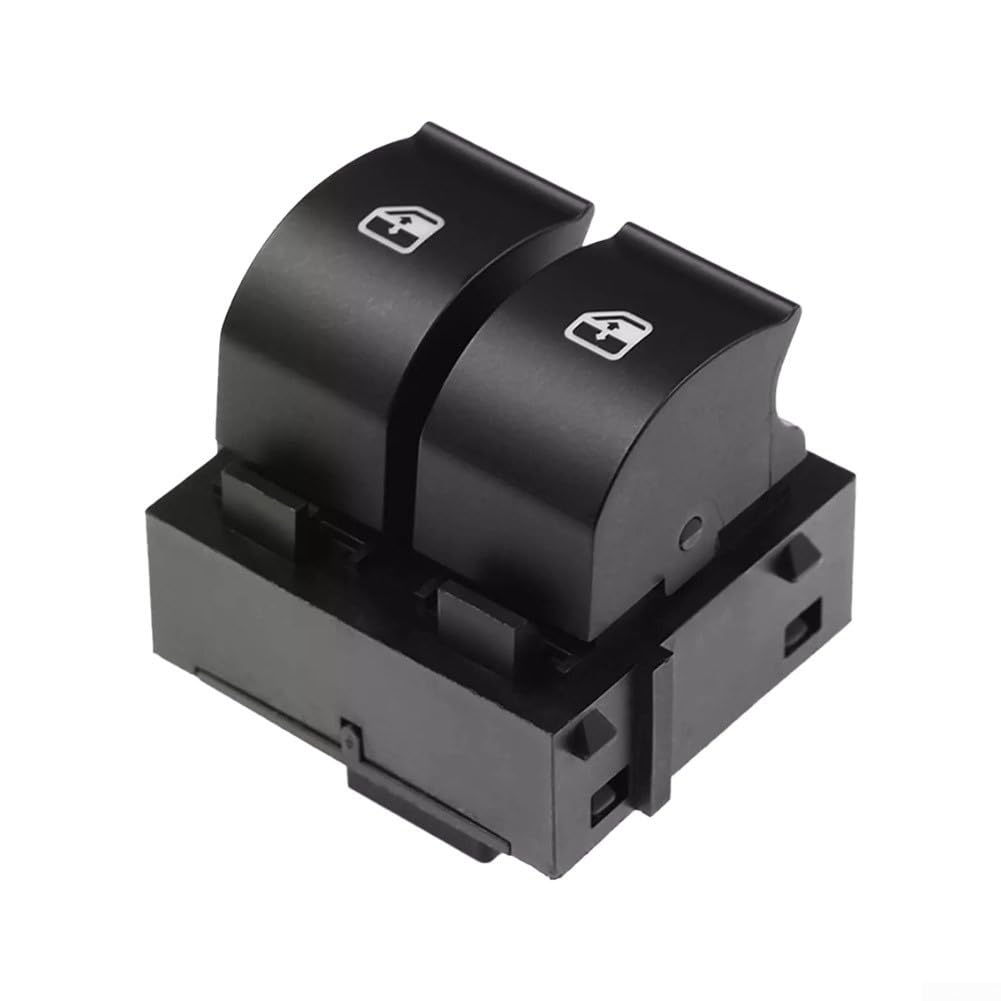 Interruttore alzacristalli elettrico 735451232 per Fiat Grande Punto Panda Doblo 2005-2008 ABS Nero Ricambio Interruttore di Controllo Interno