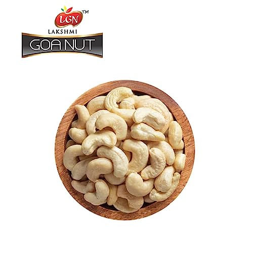 Image of Saanvi LGN 100% Natural & Crunchy Premium Whole Cashews, Nutritious & Delicious Nuts, High Fiber, Rich In Protein 250gmx4=1kg Pouch.Pack of- (4)