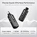 Melonare Plug on UHF 900MHz XLR Wireless Microphone Adapter, XLR Wireless Audio Transmitter & Receiver System, 164ft Range, +48V Phantom Power for Mic, Audio Mixer and PA Setup (MX-1)