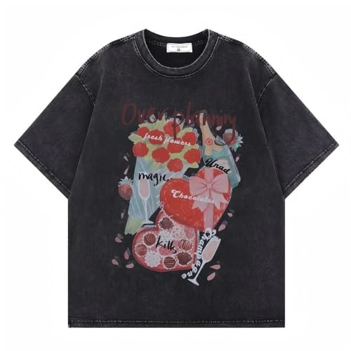 Y2K Tops Men's 90s Vintage Berserk Anime Graphic Shirts Summer Casual Tee Streetwear Harajuku Top Tshirt