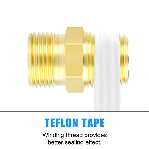 Ajuste de tubo de compresión de latón de 8 mm con conector recto macho BSP de 1/2" 6
