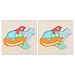 TOYANDONA 2 Juegos de Rompecabezas para Niños con Forma de Animal para Niños Pequeños Juguetes Educativos para Niños Y Niñas Juego de Madera Preescolar Regalo de Año Nuevo para Niños Avión