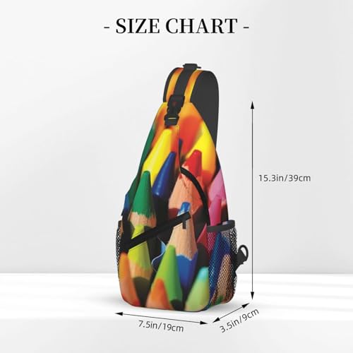 Bolso Tipo Sling Unisex Negro Para Viajes miniatura 2