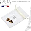 Camila Paris CP2608/2 French Hair Clip for Women, Set of 2 Small 1 inch Girls Hair Claw Clip Jaw Fashion Durable Styling Hair Accessories for Women, Ladies Strong Hold Grip Clamp, Made in France #5