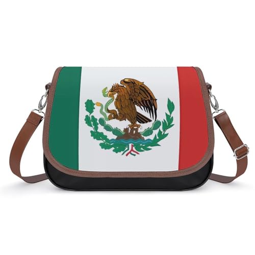 Sac à main drapeau du Mexique grande capacité pour le travail et la vie