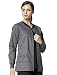 WonderWink Women's Wonderflex Constance Scrub Jacket, Pewter, Small