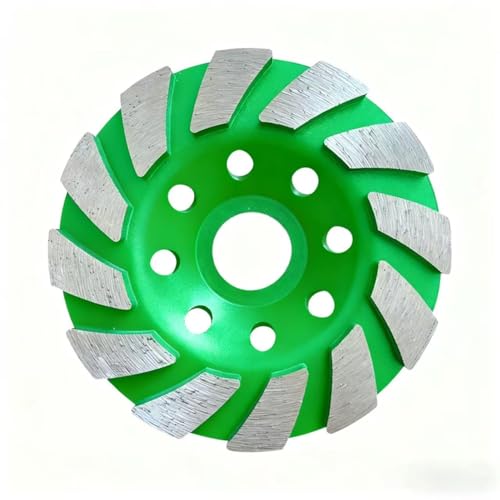 Image of Zyntrytong 4.5" Diamond Grinding Wheel, Concrete Turbo Diamond Grinding Cup Wheel, Concrete Grinding Wheel 18 Segments, Cup Grinding Wheel, Turbo Row Diamond Cup Wheel, with Diamond Grit