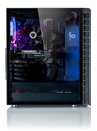 BEASTCOM-Q5-Pro-Gaming-Gaming-PC-Intel-i5-10400F-6X-430Ghz-12-Threads-NVIDIA-GTX-1050Ti-4GB-16GB-RAM-256GB-SSD-1TB-HDMI-USB-32-WiFi-Windows-11-Pro
