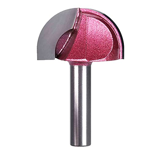 BERWENNY 1pcs 8mm Round Router Bit for Wood Cove Box Bit Tungsten Carbide Woodworking Milling Cutter (Cutting Edge Length : 8 x 30 mm)