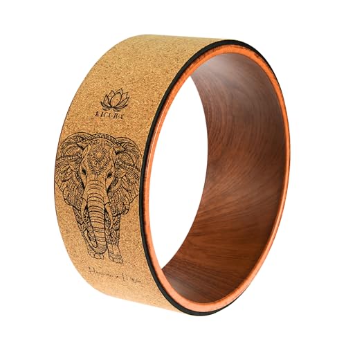 KICURA korkyogapilates-mattor set/individuell – 3 storlekar (standard/extra lång/extra bred och lång) – yogahjul, fasciarrulle, block eller yoga...